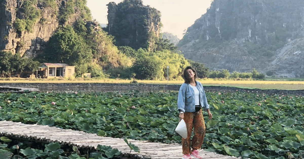 Egyptian solo female traveler Mai exploring vibrant Vietnam