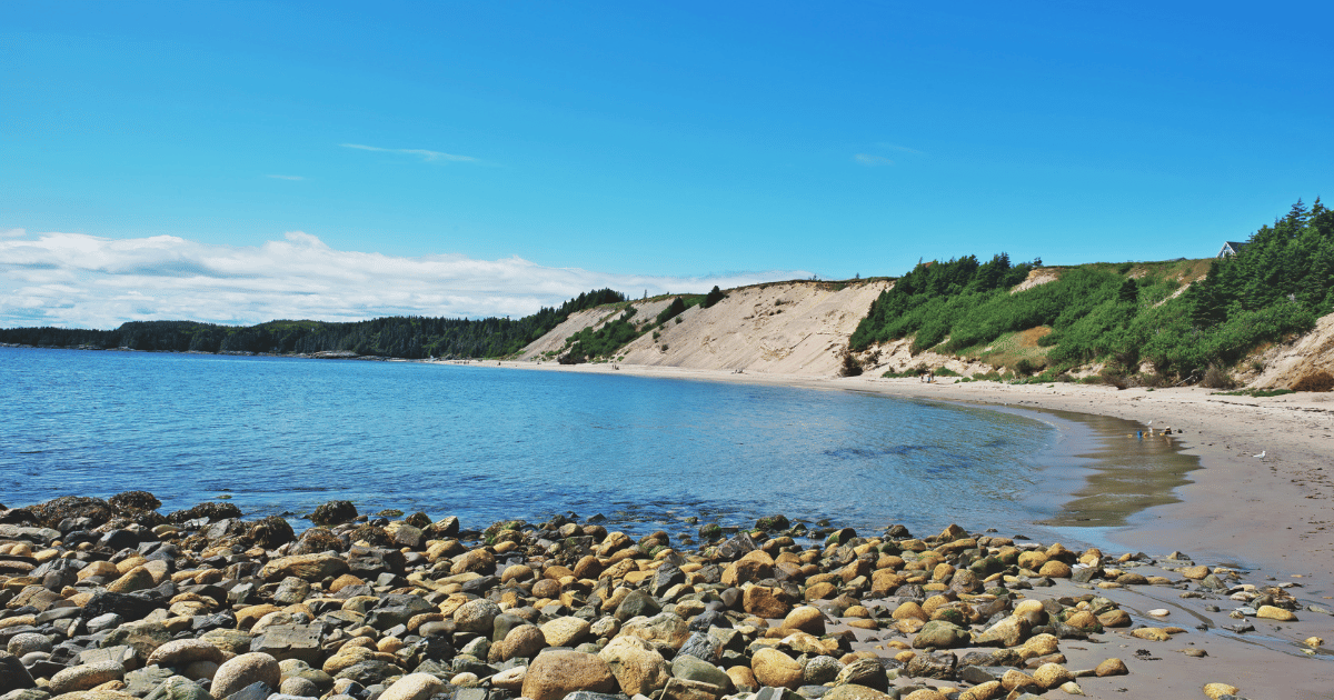 Sandy Cove beach Newfoundland Canada